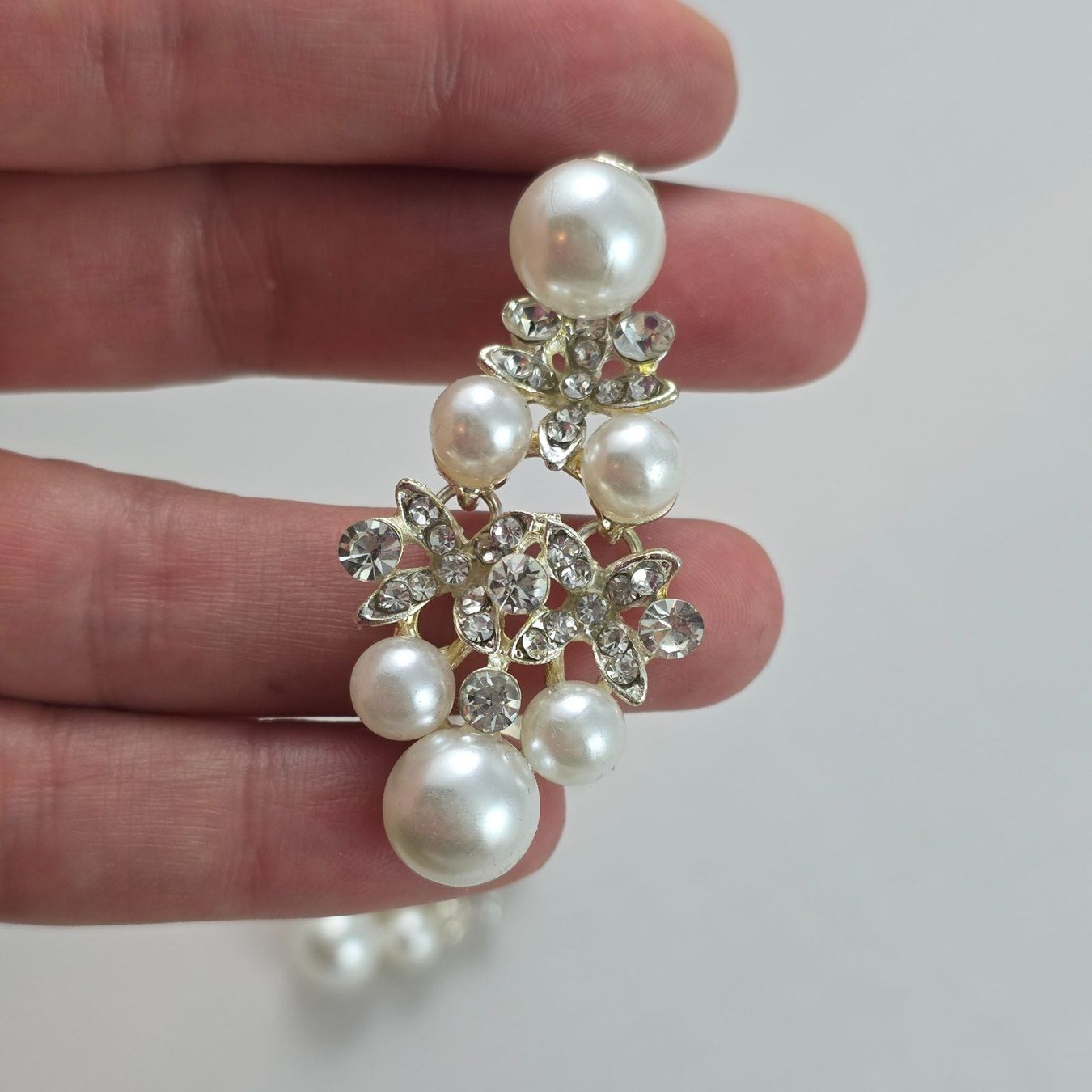 Orecchini pendenti & Orecchini a lobo: Elegante Ohrstecker Perlen Strass        650 – Usato da Wald ZH venduto da Martin79 1