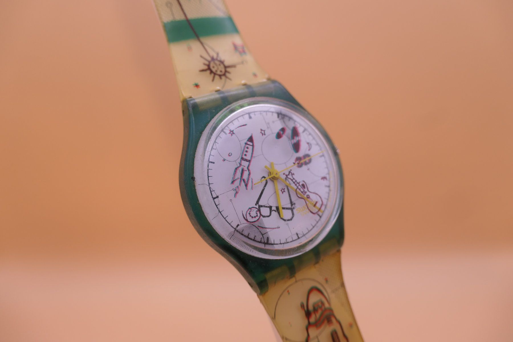 Swatch Uhren: Swatch Gent "3D EXPERIENCE" GL108, 1996, neue Batterie – Gebraucht aus Thun von CHRONOTIKA 2