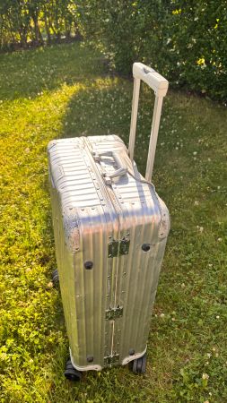Original RIMOWA Reisekoffer Check-in L silber Alu