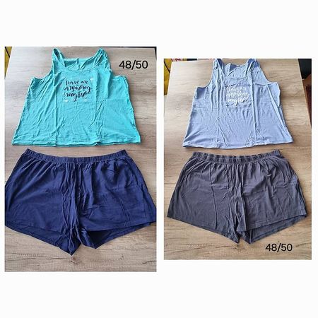 Pyjama kurz 44/46 48/50, 6 Sets