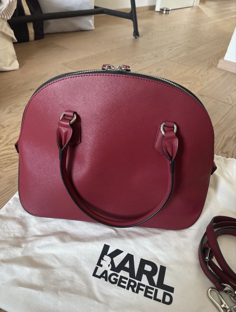 Karl Lagerfeld Taschen für Damen: Sac à main Karl Lagerfeld rouge – Neu (gemäss Beschreibung) aus Bulle von val_gs57 5