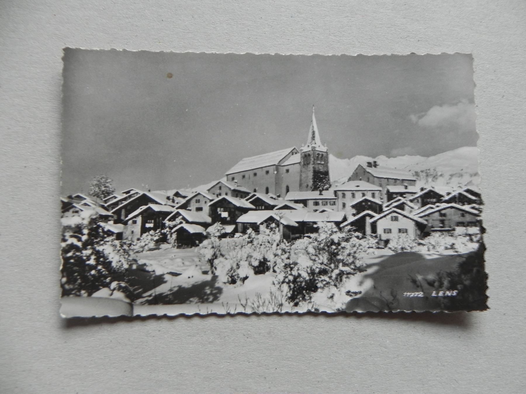 Cartoline postali: Ansichtskarte Lens VS Wallis 1968 – Usato da Siebnen venduto da krimsie