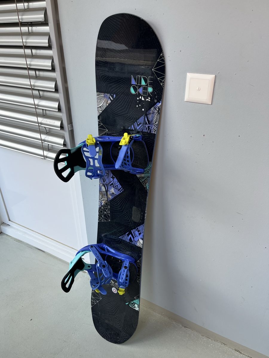 Board: Nidecker Snowboard 145cm inkl. Bindung  – Usato da Horgen venduto da pupcia01 6