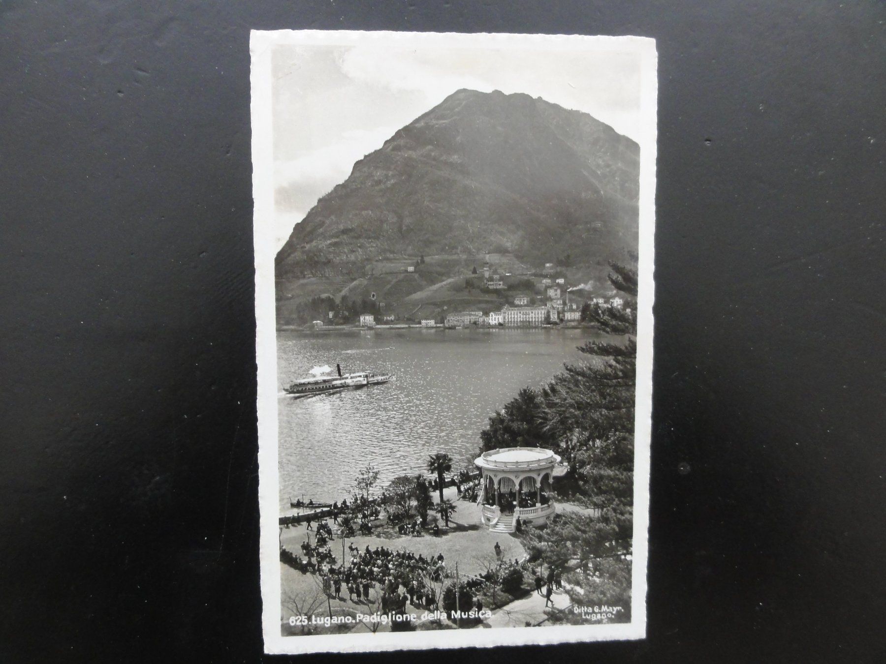 Ansichtskarten: (KOPIE) Antike Postkarte Lugano – Gebraucht aus Abtwil SG von mutts1