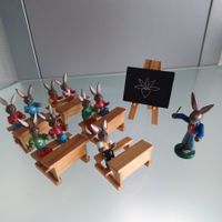 winzige Hasenschule aus dem Erzgebirge