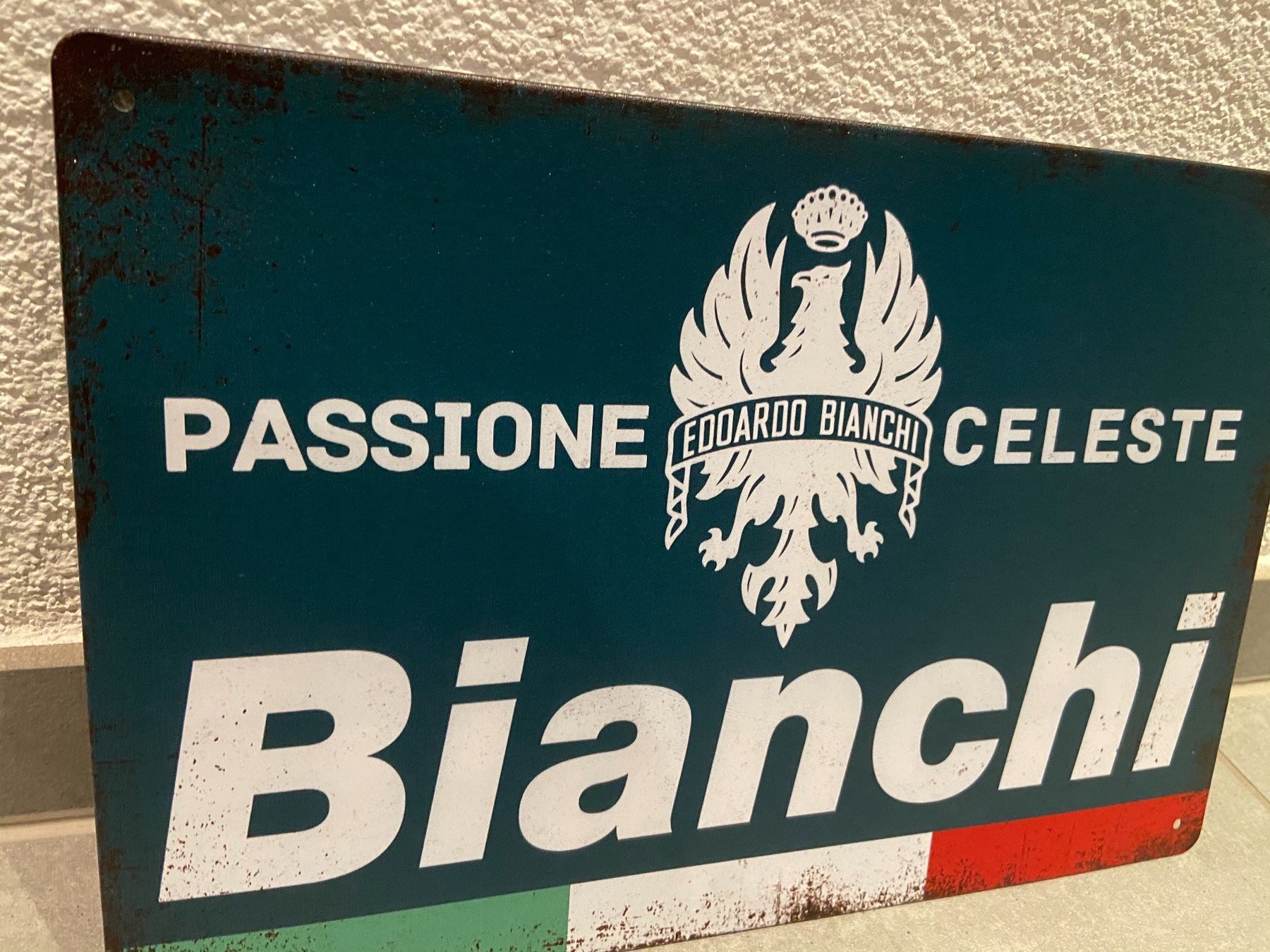 Insegne: EDOARDO BIANCHI Tafel EinzigartigNeu – Nuovo e nell'imballaggio originale da Seon venduto da Aaargauer01 4