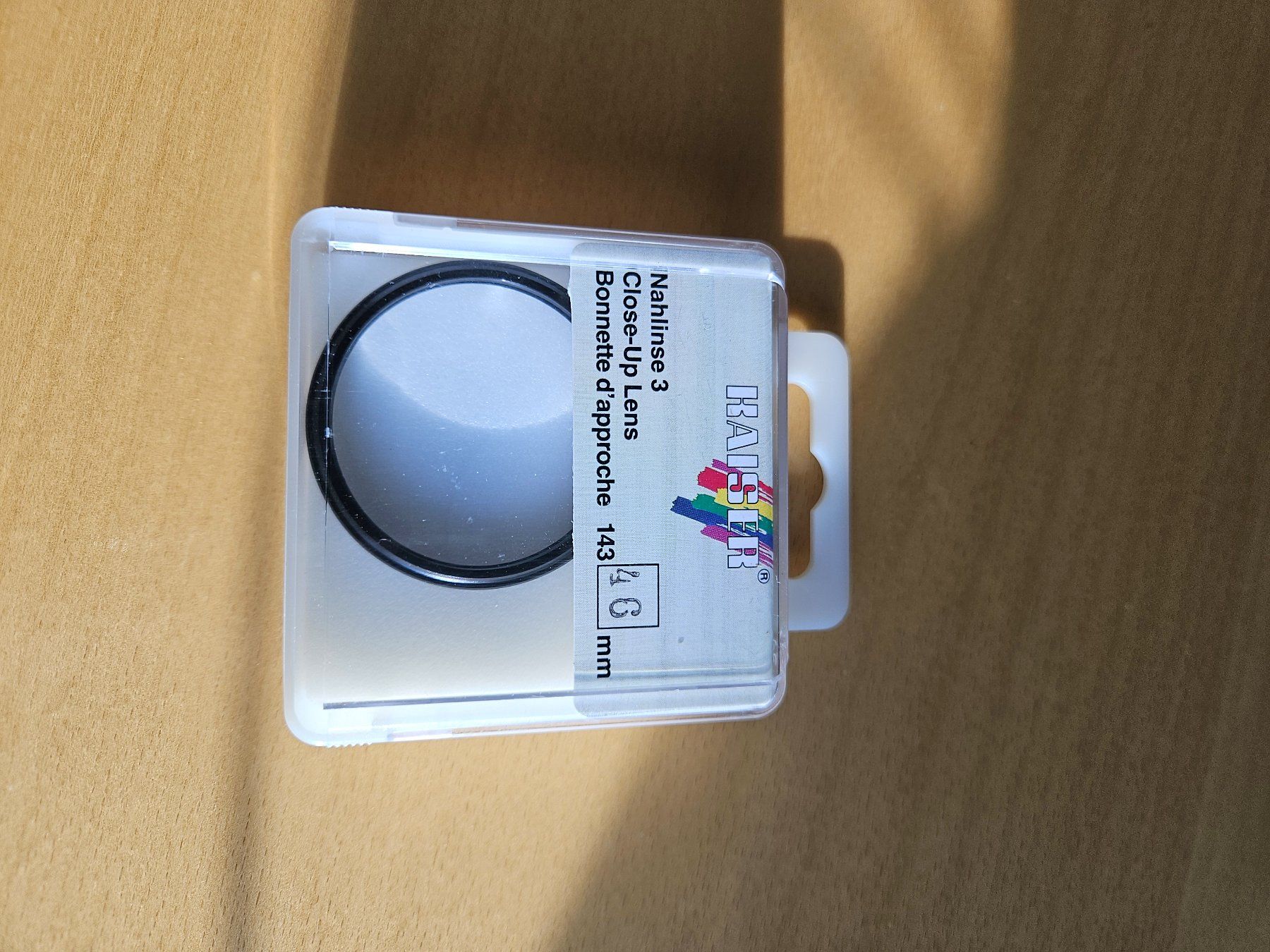 Filtri: Nahlinse 3, +3 Dioptrien, 43 mm, Originalverpackt – Nuovo e nell'imballaggio originale da Basel venduto da Ekr