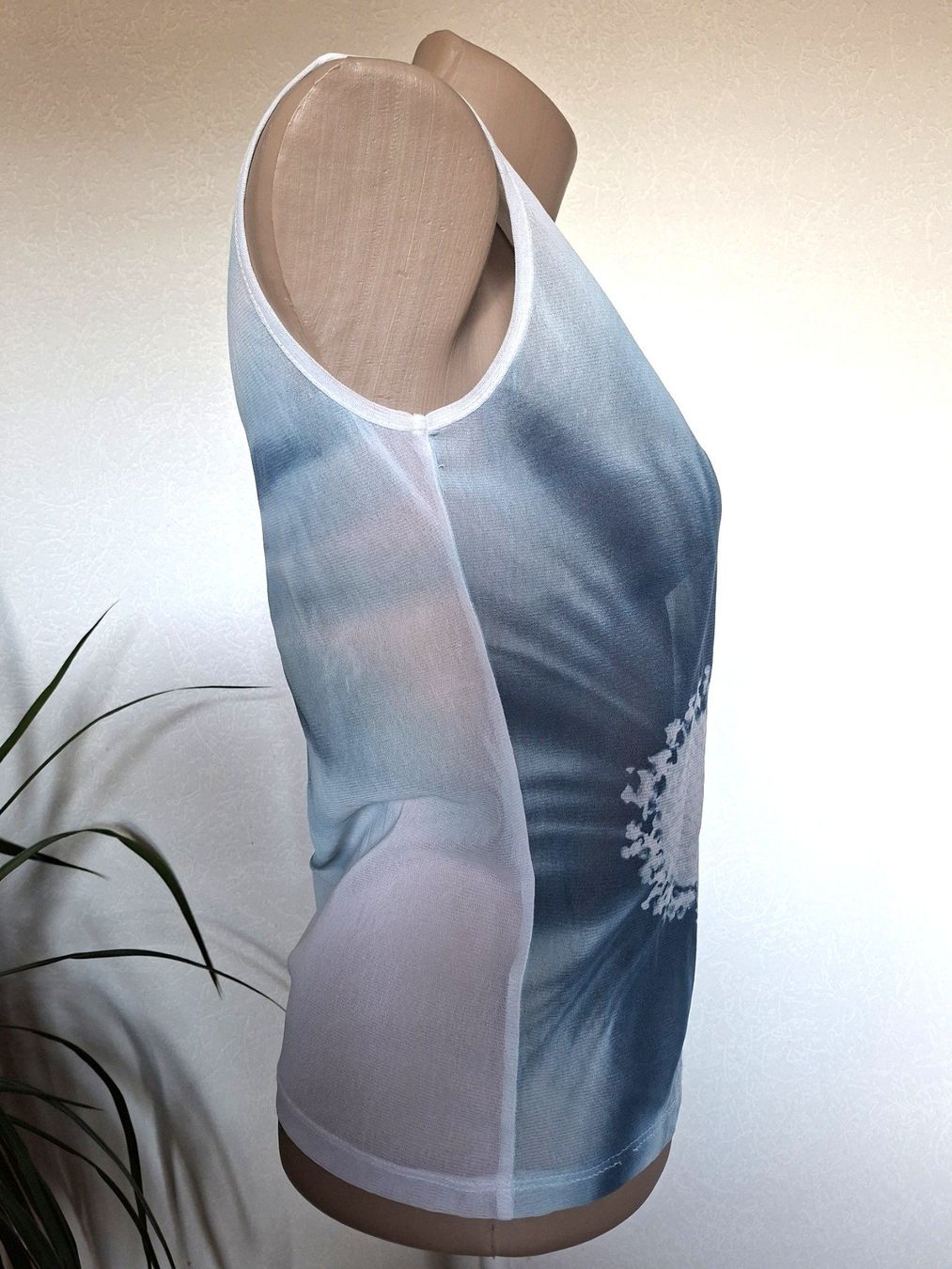 Top: Top sans manche imprimé– Taille S – Usato da boudry venduto da Let_20 3