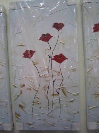 Dipinti: X424 Acrylgemälde 4 tlg. Handbemalt – Nuovo (secondo la descrizione) da Necker venduto da liq24 5