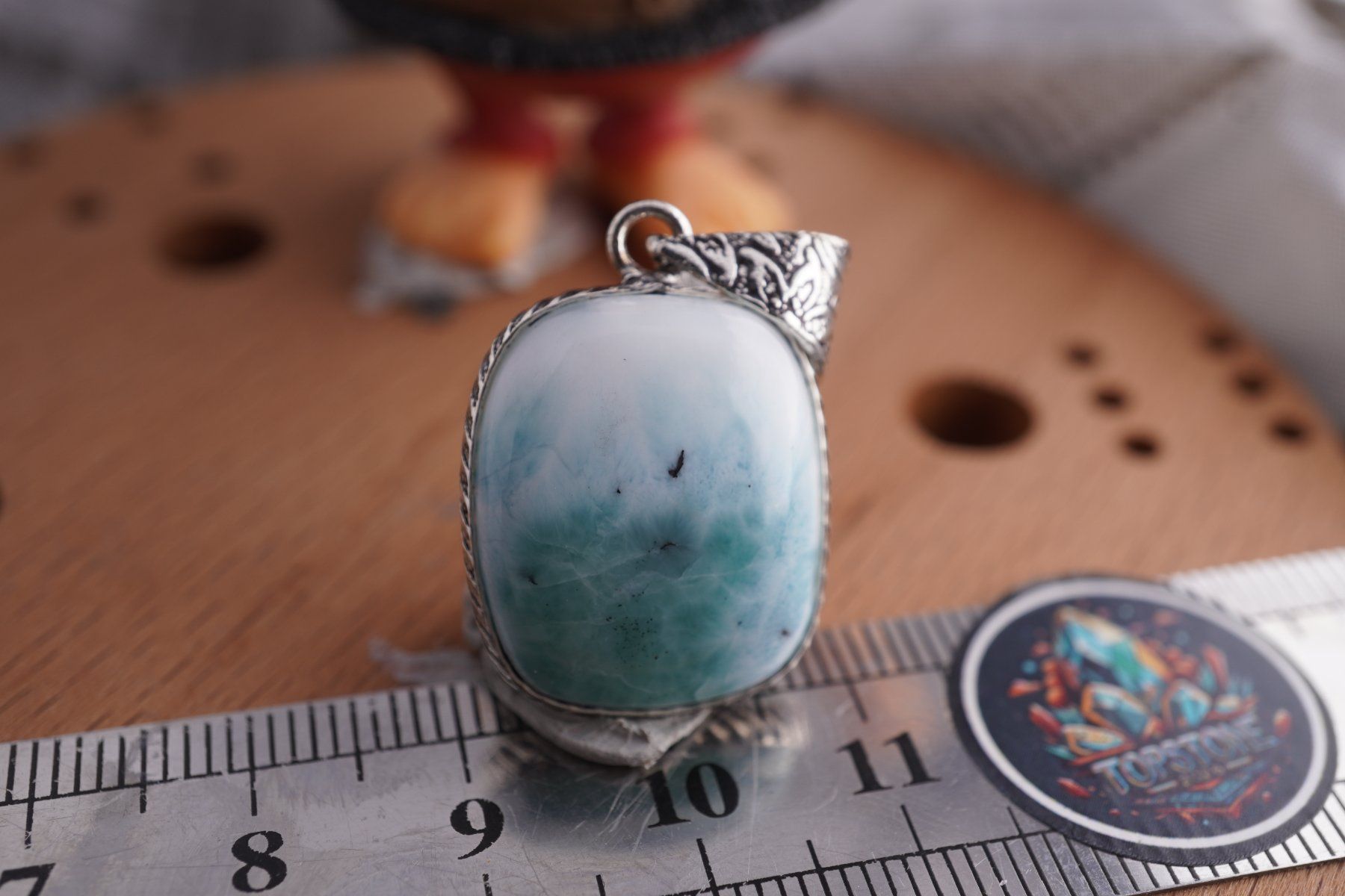 Ciondoli: Larimar   Blau  Top     Anhänger  Räumung – Nuovo e nell'imballaggio originale da Eschenbach SG venduto da topstone 1