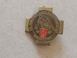 Abzeichen Kantonal Schwingfest Schwingen Wädenswil ZH 1968