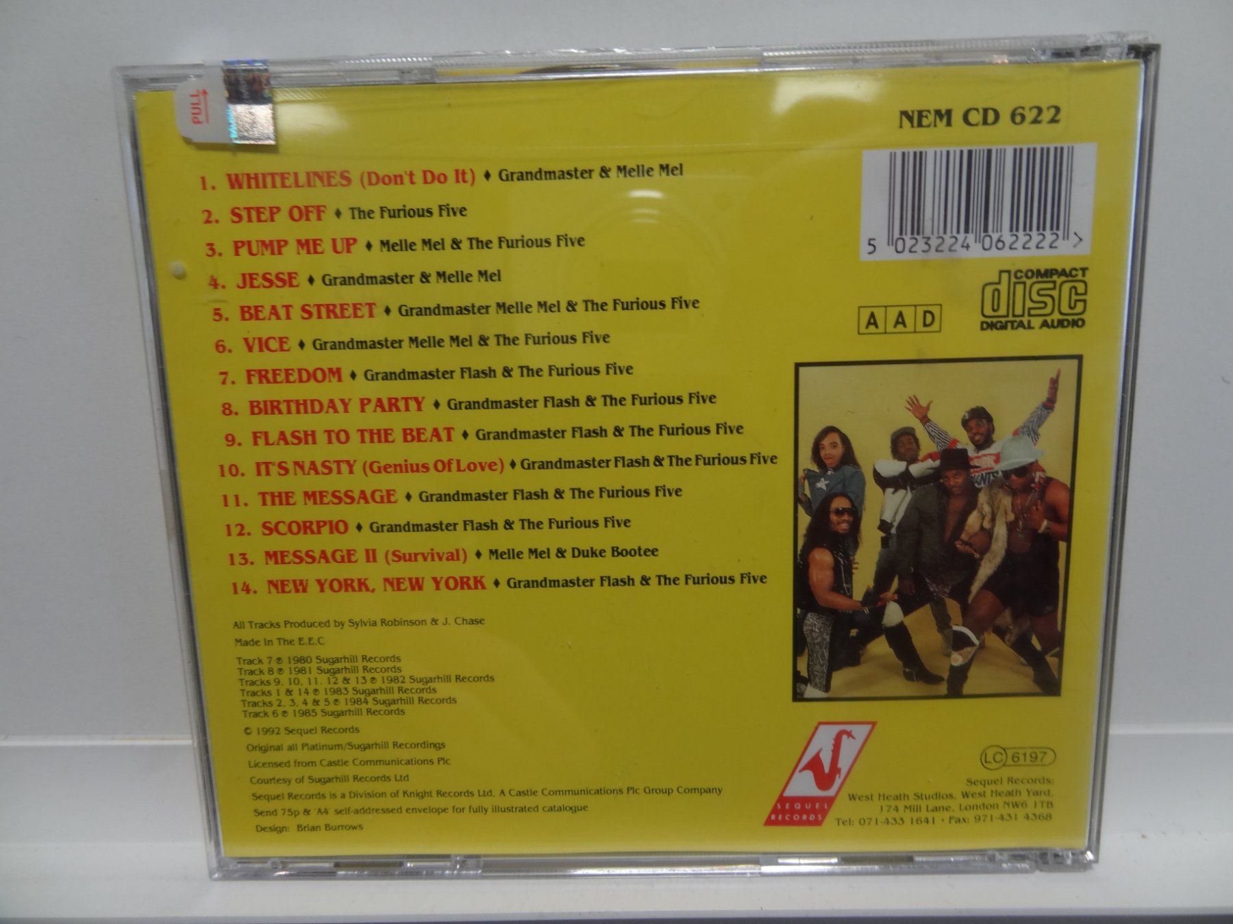 CD: Grandmaster Flash & Furious 5 - Greatest Hits – Usato da luzern venduto da musicandart 1
