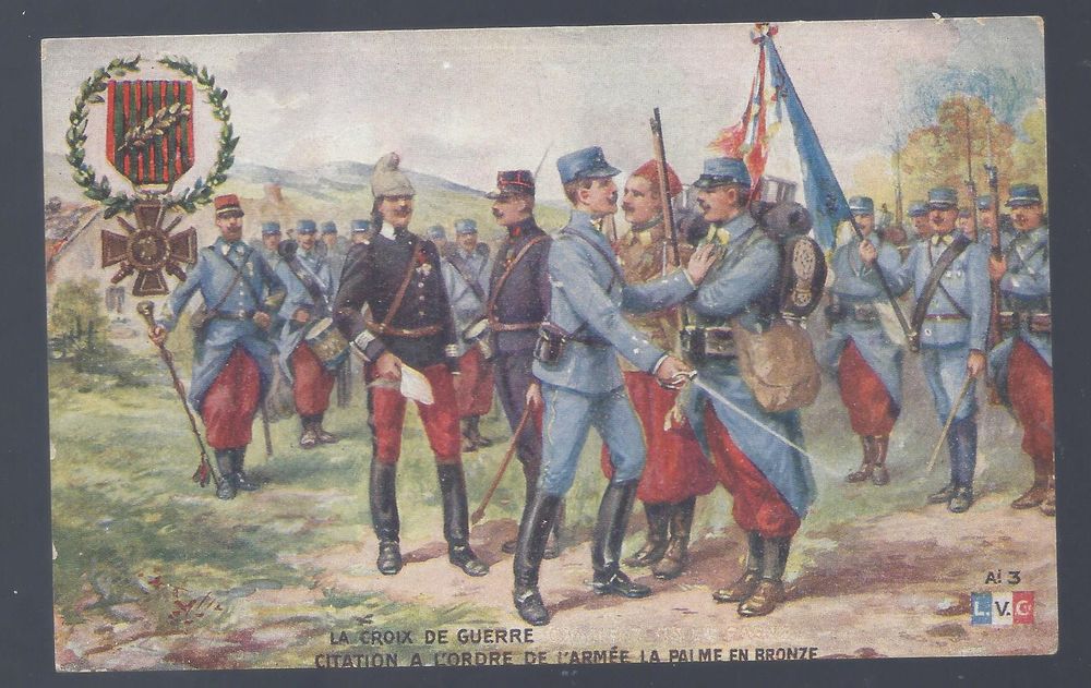 Médaille Croix De Guerre Française - Avec écrin - Pièce De Collection