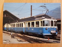 Postkarte MOB Doppeltriebwagen ABDe 8/8 4001