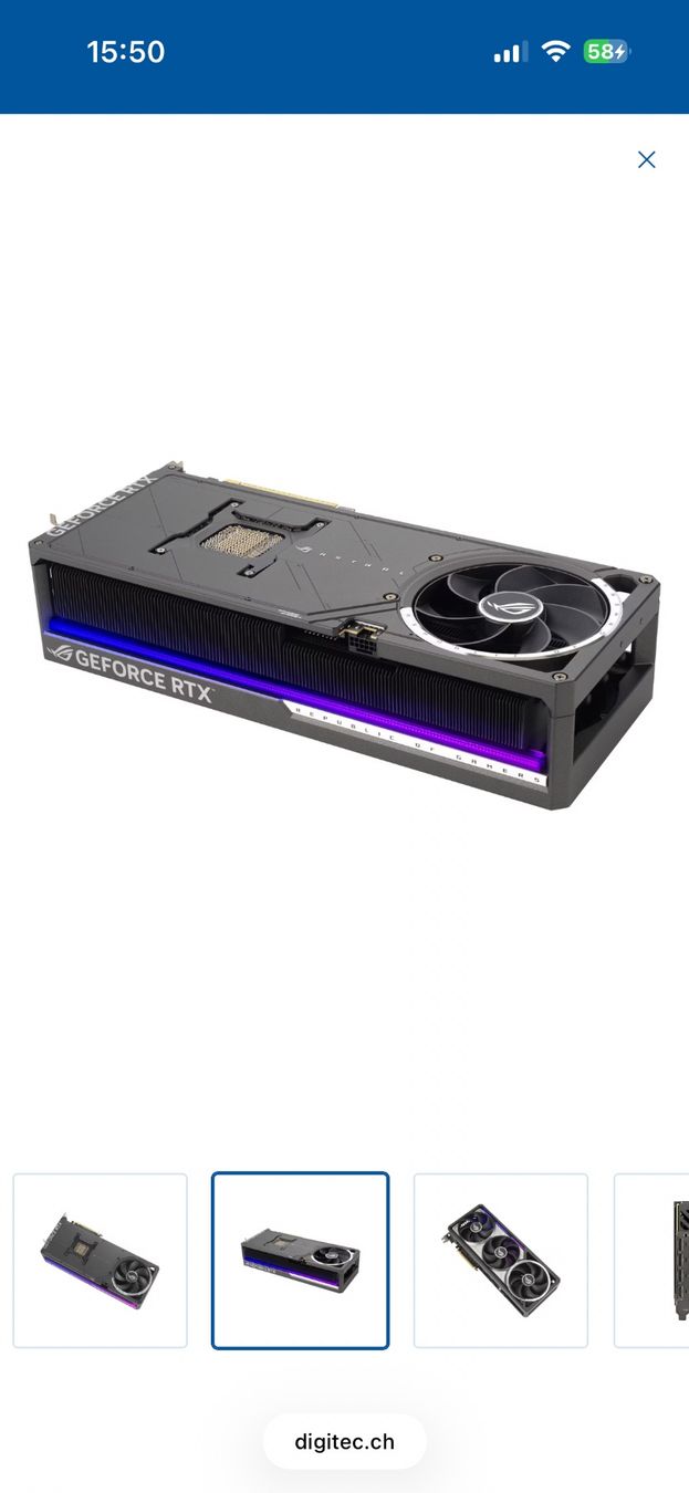 Nvidia Grafikkarten: Rtx 5090 astral oc edition – Gebraucht aus Grenchen von leo_zq8g