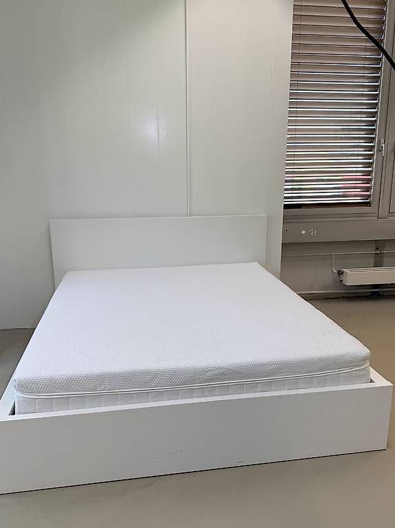 Ikea Betten: Lit malm complet blanc possible transport – Gebraucht aus Biel/Bienne von secondstore 2