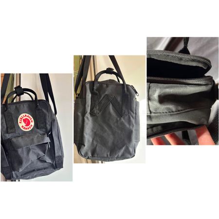Fjällräven Kånken Mini Tasche schwarz guter Zustand