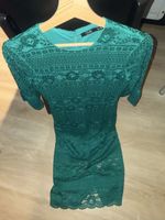 Elegantes Spitzenkleid grün Gr. 36/38 Sommerkleid Abendkl