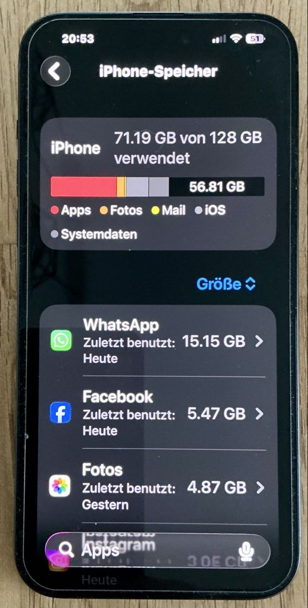 Apple Handys / Smartphones: Apple iPhone 15 Plus 128 GB – Gebraucht aus Reinach AG von sabaton63 6