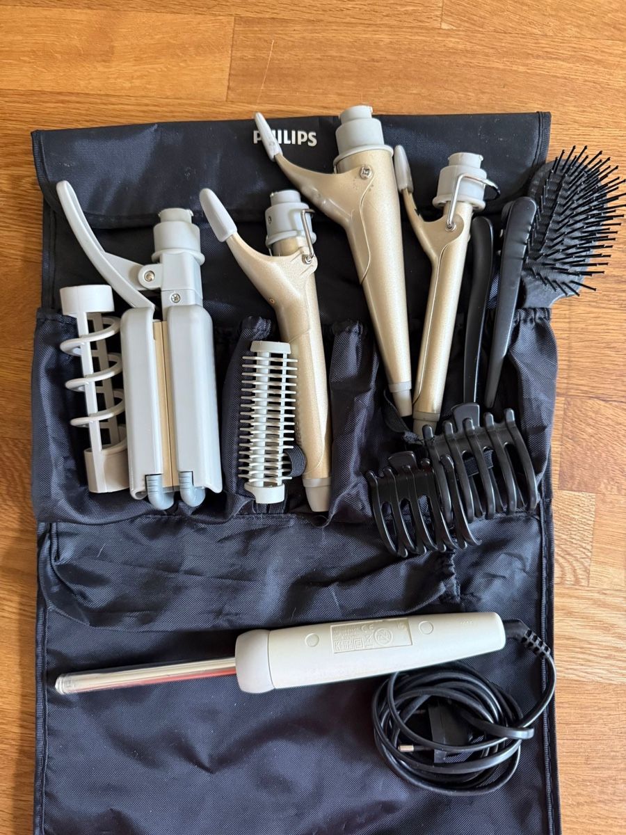 Philips Lockenstäbe & Haarglätter: Haarbürste Philips und Silvercrest mit Zubehör – Gebraucht aus Allenwinden von Thebadboy