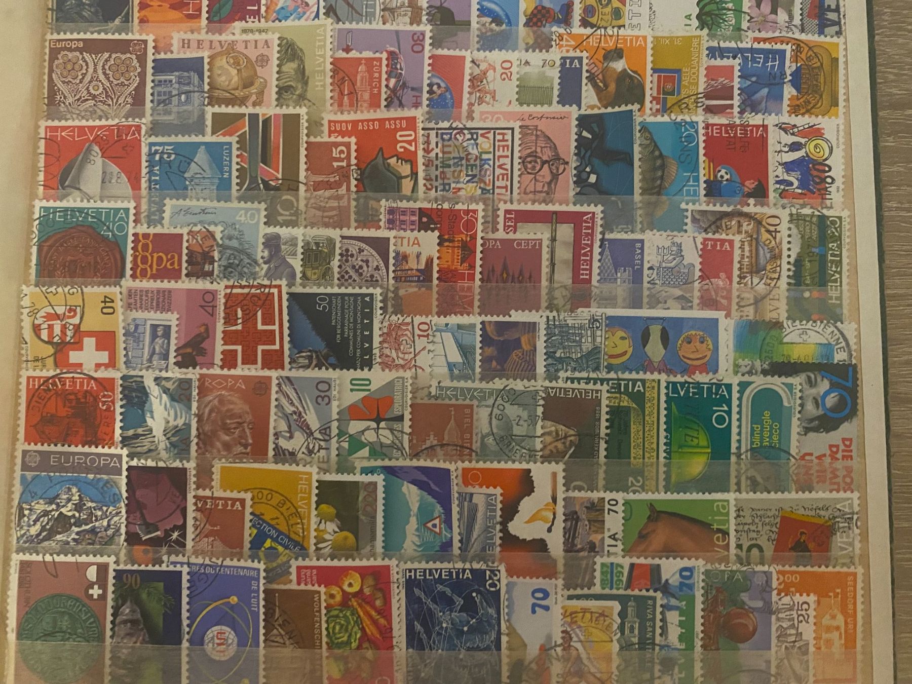 Tous les timbres: Briefmarken ,120 stuck helvetia – D'occasion à matten b. interlaken par jfran17 3
