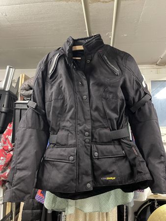 Motorrad Jacke und Hose Damen schwarz Gr. S/M Marke FLM