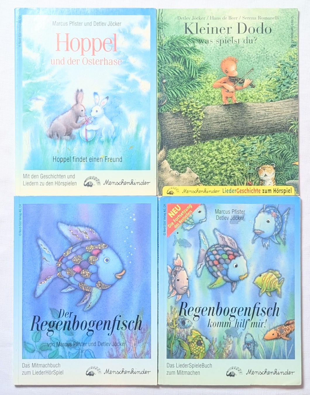 Bücher: 4x Mitmach Bücher - Regenbogenfisch Hoppel - Kleiner Dodo – Gebraucht aus Wängi von ABIZONE-86