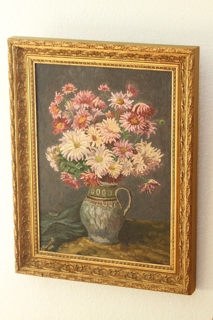 Gemälde: Ölbild Stillleben "Blumenstrauss" – Gebraucht aus Muri b. Bern von rasastro 1