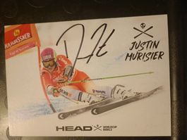 Justin Murisier - handsignierte Autogrammkarte