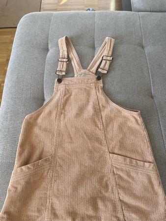 Trendiges Cord Latzkleid, Grösse S,  Herbst-Must-Have!