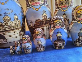 10er Matroschka Puppen Set Russland