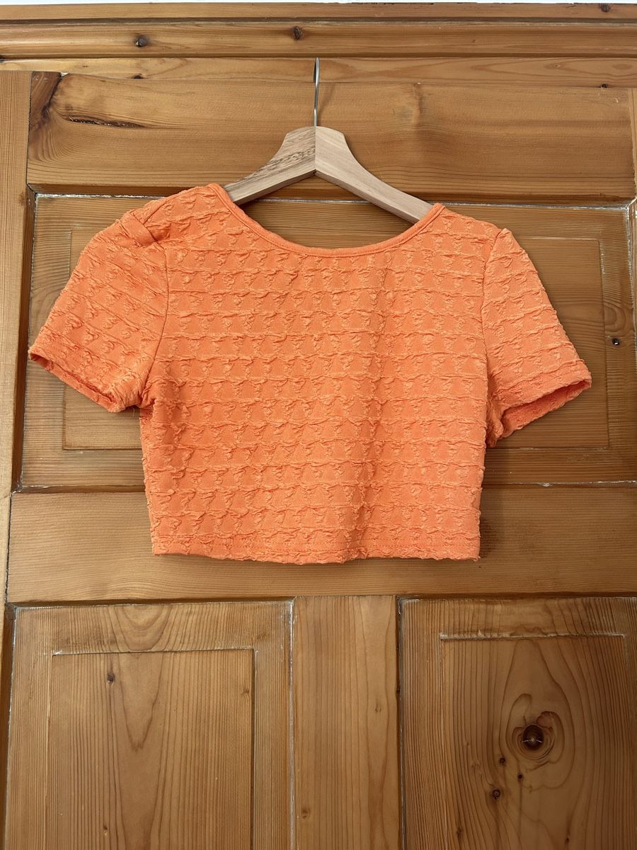 Shein Top: Sommerliches Crop Top, Orange, Grösse S – Usato da Frauenfeld venduto da jae_vs6j 1