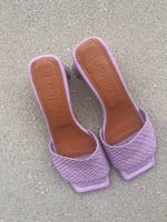 Martinez Sandalen Leder lila Grösse 36 gebraucht