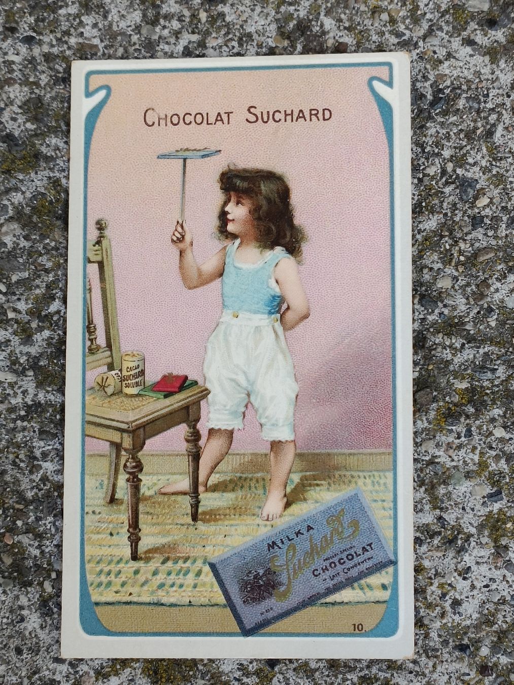 Suchard Sammelbilder & Trading cards: Litho Sammelbild / Chocolat Suchard ca. 1910 – Gebraucht aus Brugg AG von Ente015