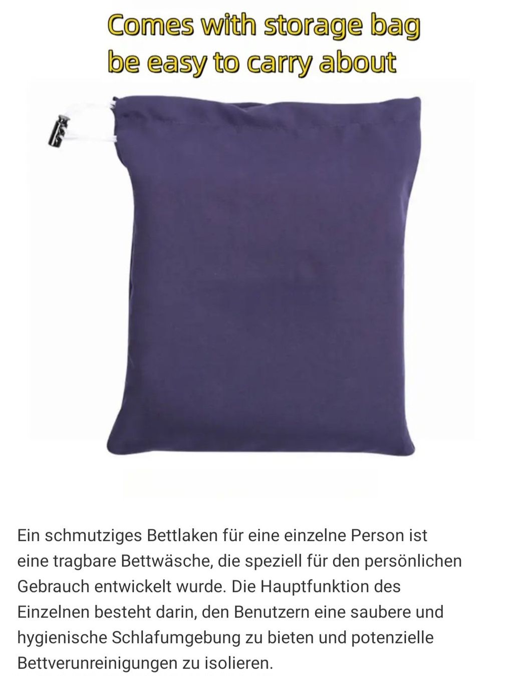 Sacchi a pelo: Ultraleichter Schlafsack, grau – Nuovo e nell'imballaggio originale da Baden venduto da rocket85 4