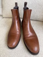 SCAROSSO Italy Herren Leder Stiefeletten Gr 44 braun