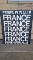 Vintage awerbetafel  Frankreich France 60er 70er Jahre