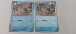Remoraid normal & reverse CRI 016 Pokemon Karten englisch