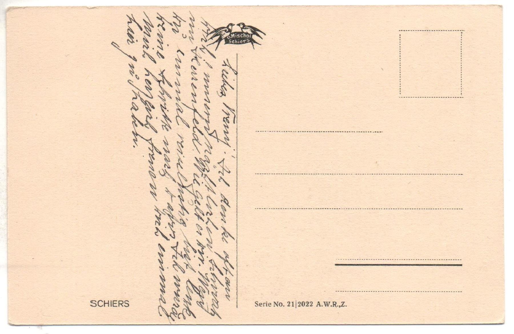 Cartoline postali: SCHIERS Heimat – Usato da Jona venduto da philajona 1