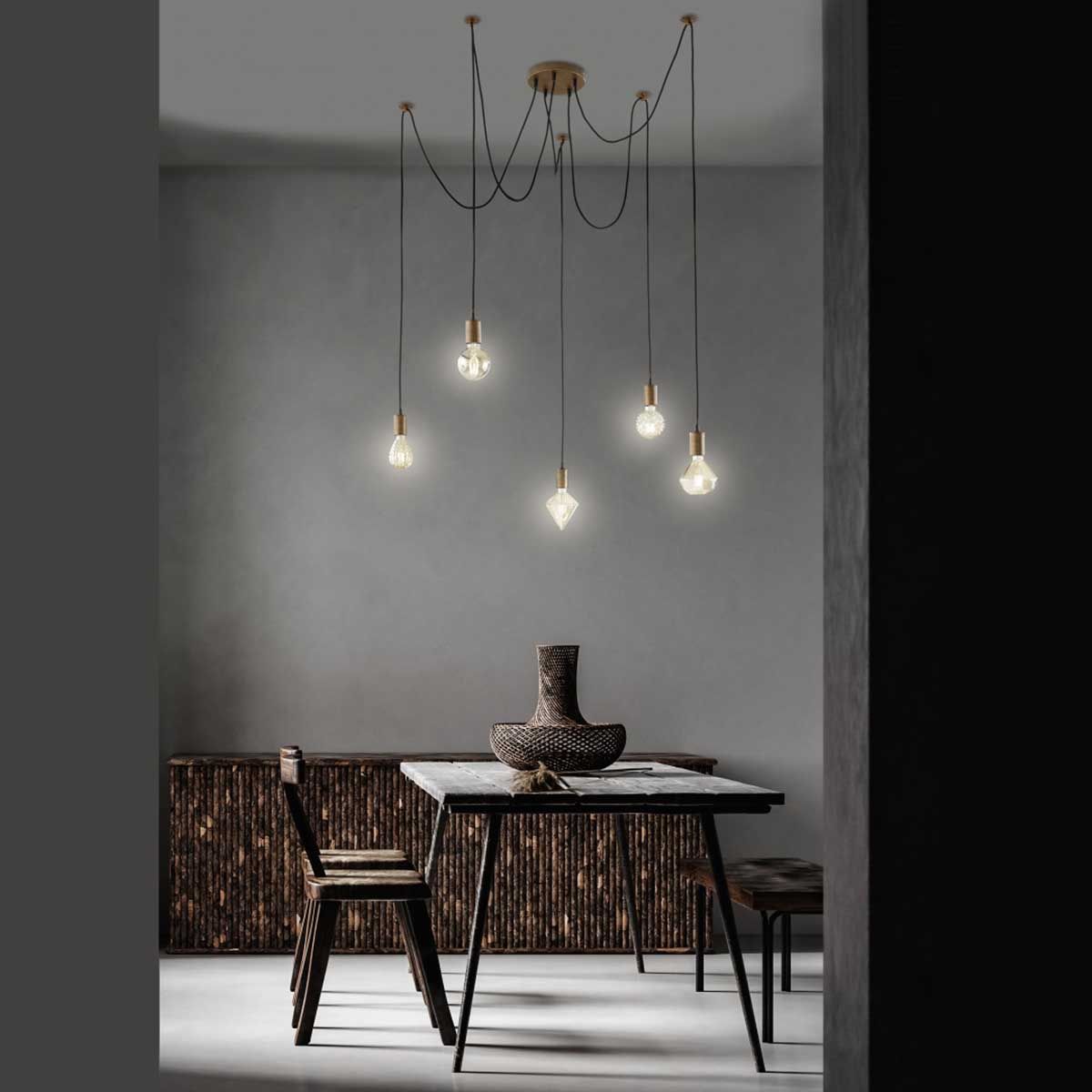 Lampadari & plafoniere: Pendelleuchte, 5 Leuchtarme, 150 cm Höhe – Nuovo (secondo la descrizione) da Kreuzlingen venduto da Smart-Light