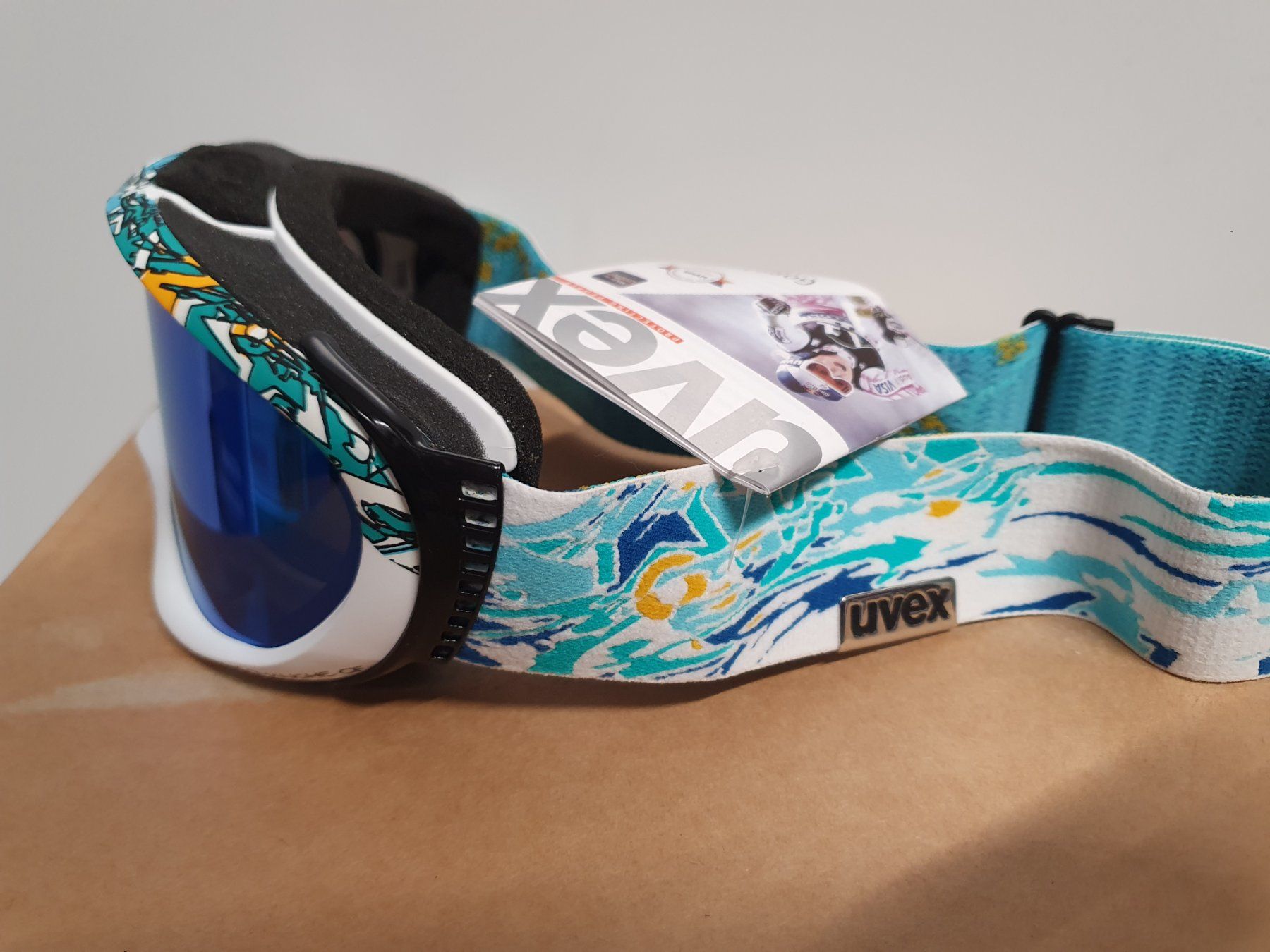 Uvex Occhiali & Lenti: Neu - UVEX - Skibrille - white / green mat – Nuovo e nell'imballaggio originale da Dagmersellen venduto da Jarsetz_Restposten 4