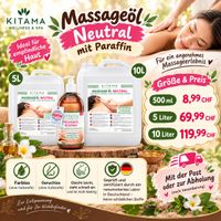 🌸 Paraffin-Massageöl 🌸 500ml.