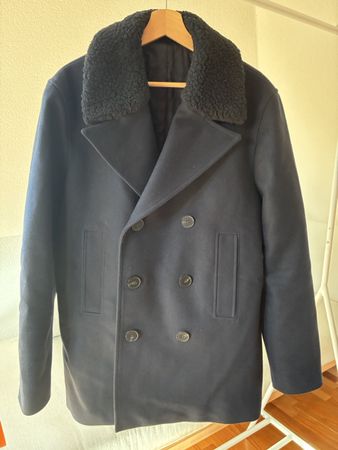 Herren Caban Mantel Kooples dunkelblau top Zustand 