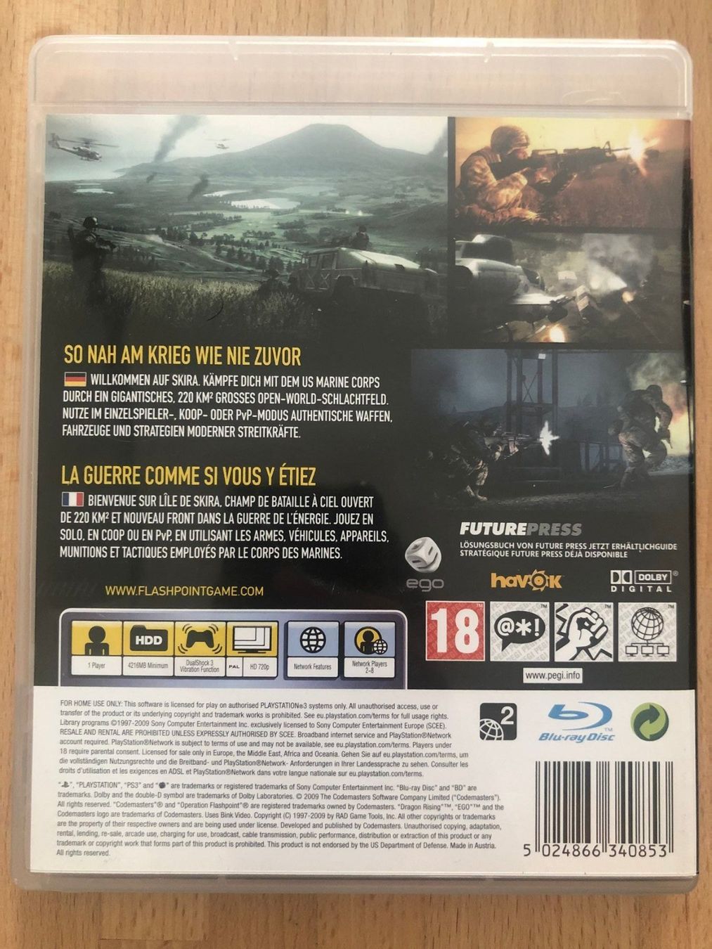 Sony Giochi: Operation Flashpoint - Dragon Rising PS3 – Usato da Nussbaumen AG venduto da Pika-Shop 2