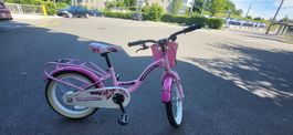 Leopard „Easy Cat“ 16 Zoll Mädchenfahrrad – Rosa mit Korb