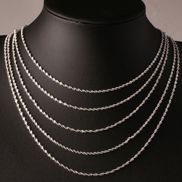 Ketten: 2WT31-925 Sterling Silber Halskette 55cm – Neu und originalverpackt aus Bellach von Swisso-Be1