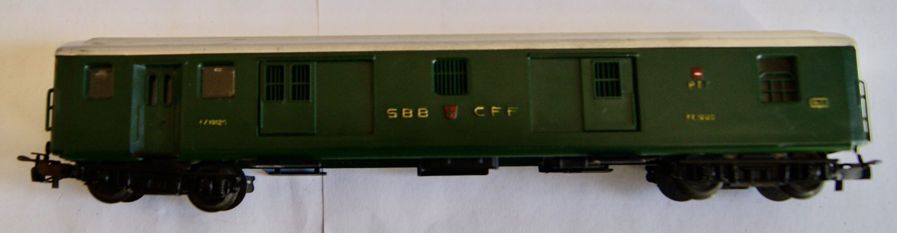 Hag Modelleisenbahnen: wagon bagages HAG 410.01, 1958 – Neu (gemäss Beschreibung) aus Morrens VD von alain50