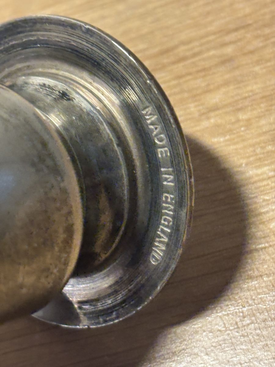 Candele: Antiker Kerzenleuchter mit Metallteller Set – Usato da Orpund venduto da BlackEagel80 7