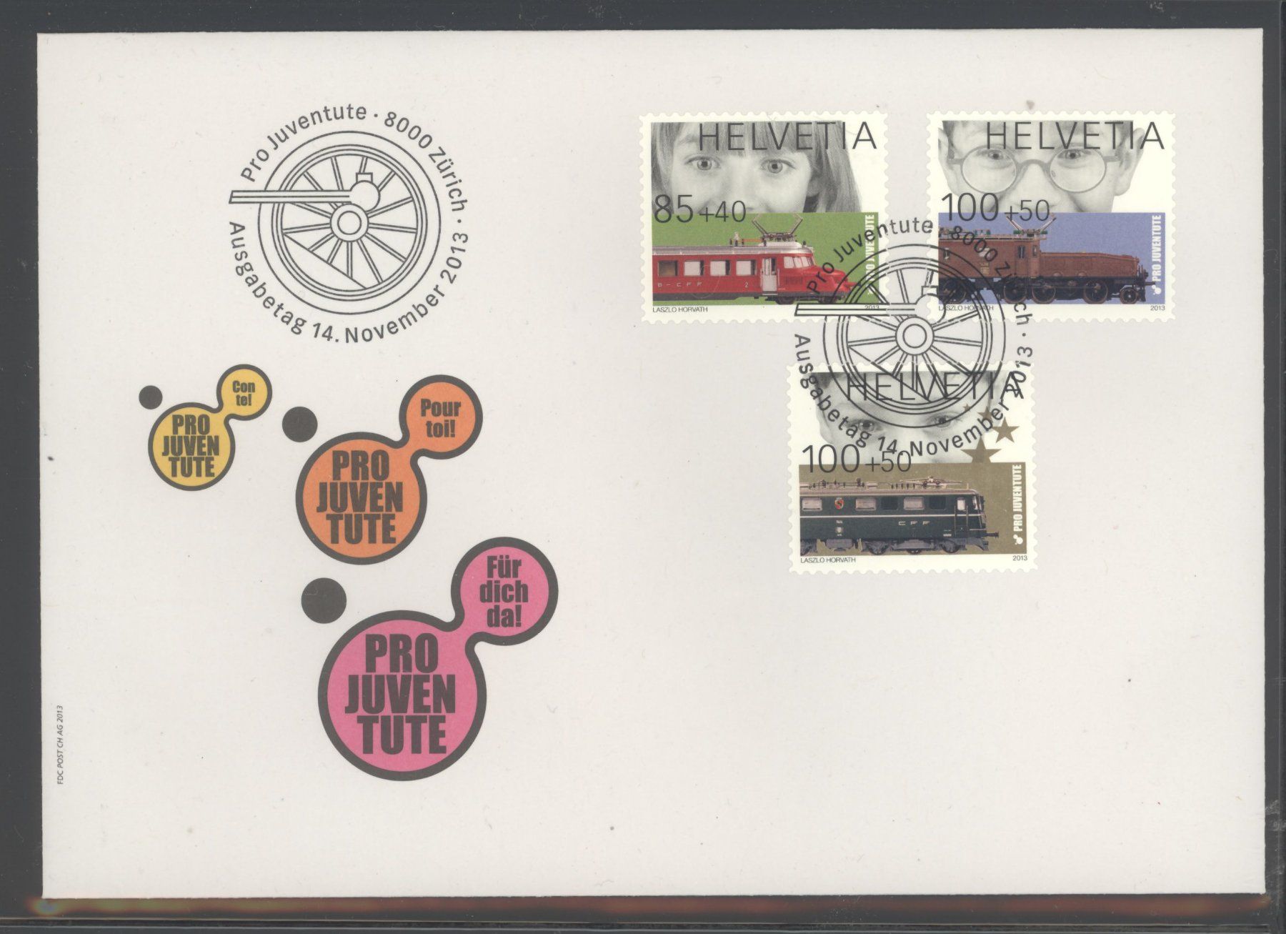 Tutti i francobolli: 2013, FDC, Pro Juventute – Usato da Willisau venduto da Vollstempel