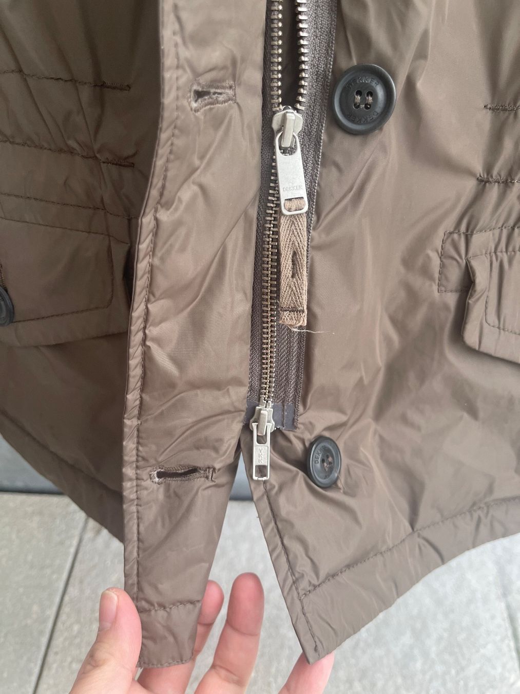Jacken: DEKKER Daunenjacke braun Gr. 36 – Neu (gemäss Beschreibung) aus Brütten von Rod816 6